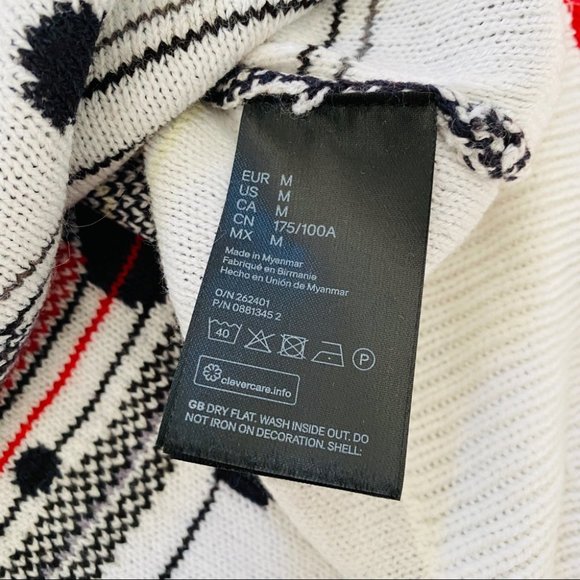 NEW H&M SANTA PAWS Holiday Christmas Sweater Men's Sz S / Womens Sz M - Picture 9 of 11